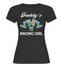 T-shirt donna “Daddy’s Racing Girl” | Puro cotone racing