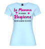 T-shirt “La mamma ha sempre ragione” | Puro cotone donna