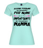 T-shirt “Mi chiamano Mamma” | Donna puro cotone