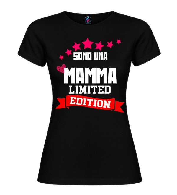 T-shirt “Mamma Limited Edition” | 21 colori XS-3XL puro cotone