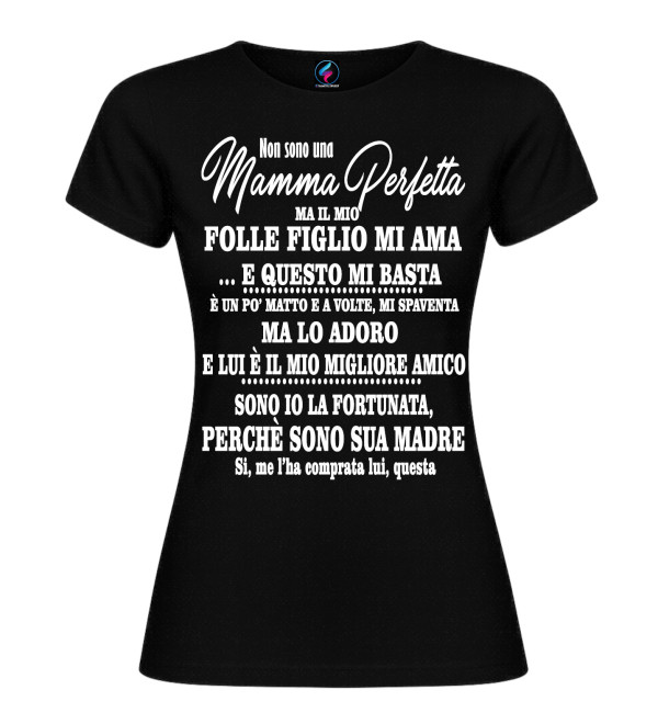 Non sono una mamma perfetta | T-shirt mamma e figlio