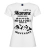 T-shirt mamma amante montagna | Frase divertente outdoor