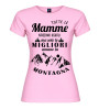 T-shirt mamma amante montagna | Frase divertente outdoor