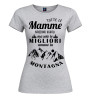 T-shirt mamma amante montagna | Frase divertente outdoor