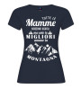 T-shirt mamma amante montagna | Frase divertente outdoor