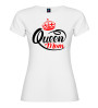 Queen Mom | T-shirt donna mamma regina con corona