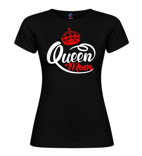 Queen Mom | T-shirt donna mamma regina con corona