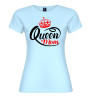 Queen Mom | T-shirt donna mamma regina con corona