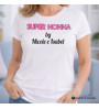 T-shirt donna “Super Mamma” personalizzata con nomi | Idea regalo mamma