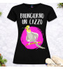 Maglietta “Buongiorno un cazzo” da donna | T-shirt divertente