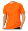 T-shirt tecnica runner unisex arancione fluorescente