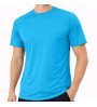 T-shirt tecnica runner unisex azzurro atollo sea breeze