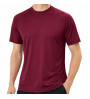 T-shirt tecnica runner unisex bordeaux borgogna