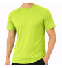 T-shirt tecnica runner unisex verde acido lime green