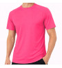 T-shirt tecnica runner unisex rosa fluorescente