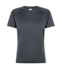 T-shirt tecnica donna personalizzabile Runner Lady grigio antracite