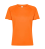 T-shirt tecnica donna personalizzabile Runner Lady arancione fluorescente