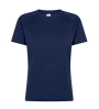 T-shirt tecnica donna personalizzabile Runner Lady blu navy
