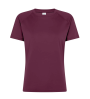 T-shirt tecnica donna personalizzabile Runner Lady bordeaux borgogna