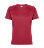 T-shirt tecnica donna personalizzabile Runner Lady granata cardinal