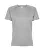 T-shirt tecnica donna personalizzabile Runner Lady grigio chiaro