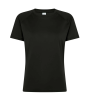 T-shirt tecnica donna personalizzabile Runner Lady nero