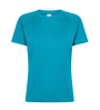 T-shirt tecnica donna personalizzabile Runner Lady turchese