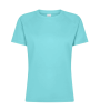 T-shirt tecnica donna personalizzabile Runner Lady turchese