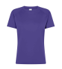 T-shirt tecnica donna personalizzabile Runner Lady viola
