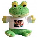 PELUCHE PERSONALIZZATO RANA RANOCCHIA CON T-SHIRT
