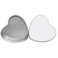 Scatola regalo in alluminio a forma di cuore