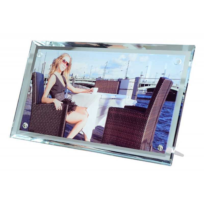 Lumenglass cornice in vetro personalizzata 30 x 16 cm