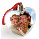 GLOBO A CUORE CON PORTA FOTO LOVE PERSONALIZZATO
