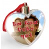 GLOBO A CUORE CON PORTA FOTO LOVE PERSONALIZZATO