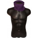 Scaldacollo in pile fascia berretto uomo donna sciarpa morbido viola sc2 s