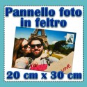 PANNELLO FOTOGRAFICO QUADRETTO IN FELTRO CON FOTO