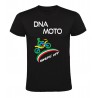T-Shirt personalizzata bambino bambina nero DNA MOTO fronte e retro