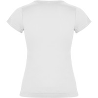 T-Shirt personalizzata donna bianco DNA MOTO basic retro