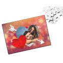 PUZZLE 96 TASSELLI PERSONALIZZATO CUORE CUPIDO