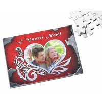 Puzzle A3 personalizzato 192 tasselli amore san valentino