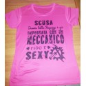 T-SHIRT PERSONALIZZATA SUBLIMATICA FOTOGRAFICA UNISEX MECCANICO SEXY