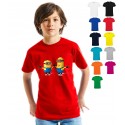 T-SHIRT COTONE BAMBINO PERSONALIZZATA FRONTE E RETRO