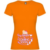 T-shirt Mamma Femminuccia Baby Is Coming Premaman