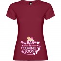 T-shirt Mamma Femminuccia Baby Is Coming Premaman