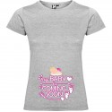 T-shirt Mamma Femminuccia Baby Is Coming Premaman