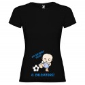 T-shirt mamma da grande farò il calciatore