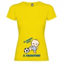 T-shirt mamma da grande farò il calciatore