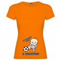 T-shirt mamma da grande farò il calciatore