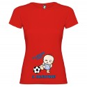 T-shirt mamma da grande farò il calciatore