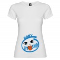 T-shirt Mamma Bimbo Bimba Baby Inside Premaman
